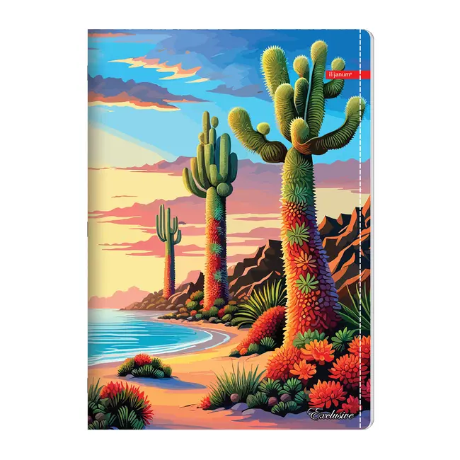 Caiet A5 capsat, 52 file matematica, 80g/mp, coperta carton BPTCCI860600