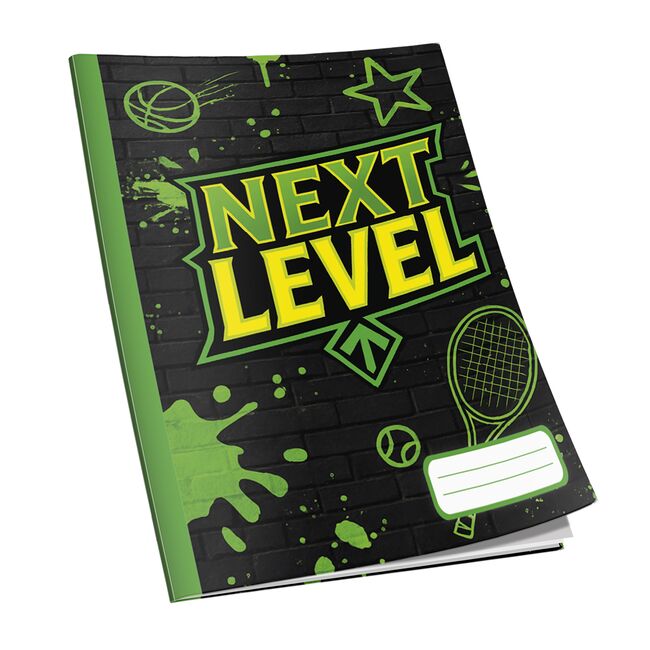 Caiet Next Level A4, 48 de file, 60g/mp, matematica, diverse modele de coperti BPTCCI9700222