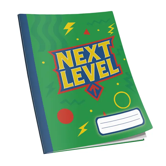 Caiet Next Level capsat A5, 48 file, 60g/mp, matematica, diverse modele de coperti BPTCCI9700220