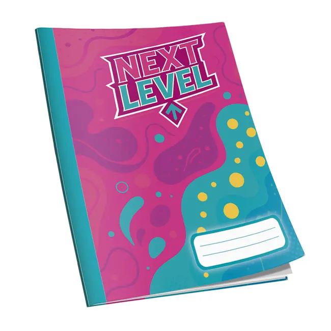 Caiet Next Level capsat A5, 48 file, 60g/mp, matematica, diverse modele de coperti BPTCCI9700220