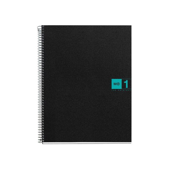 Caiet cu spira Miquelrius Originals, A5, matematica, 80 file, turcoaz BPTCMQ002656