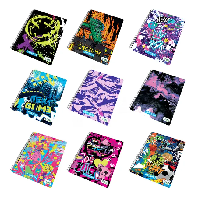 Caiet cu spira Mitama, A4, Fantasy, 60 file mate BPTCMI062620