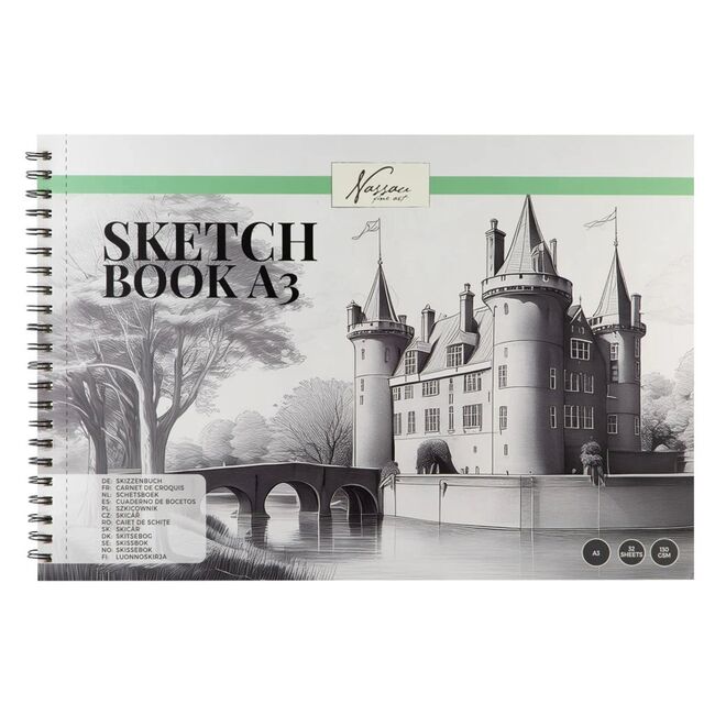 Caiet de schite, Creative Craft, Sketchbook A3, 32 file, 130gr/mp BPTCJK138619