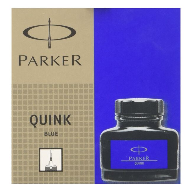 Calimara cerneala Parker Quink Washable, 57 ml, albastra BPTCWM23010