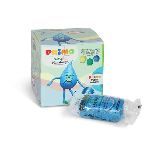 Cub creativ Morocolor Primo Cubido plastilina, 3 culori a 60 g, design picatura BPTCMC299110