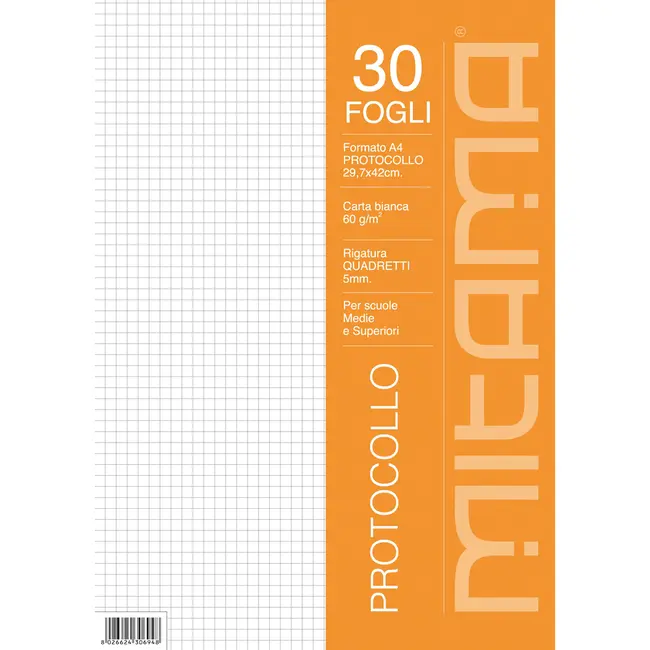 File matematica Mitama, A4, 60 g, 30 bucati BPTCMI030694