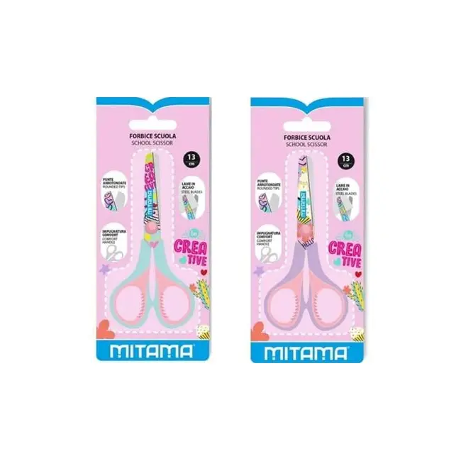 Foarfeca scolara Mitama, grip, varfuri rotunjite, 13 cm BPTCMI062653