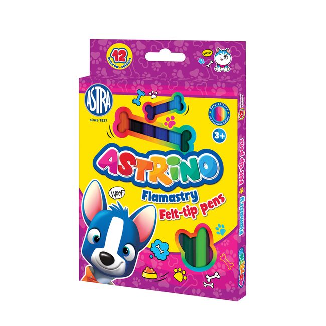 Linere Astro Astrino, 12 culori/set BPTCAZ121002
