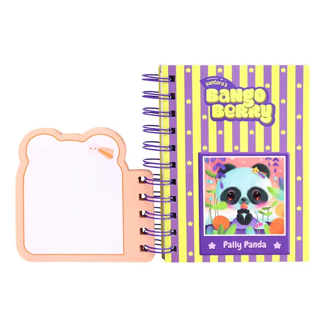 Notes A6 cu spira Bangoberry Pally Panda, 280 pagini BPTCGR128501