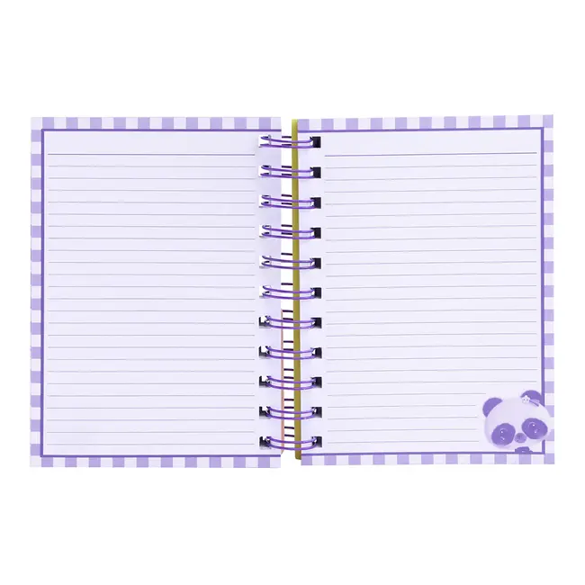 Notes A6 cu spira Bangoberry Pally Panda, 280 pagini BPTCGR128501