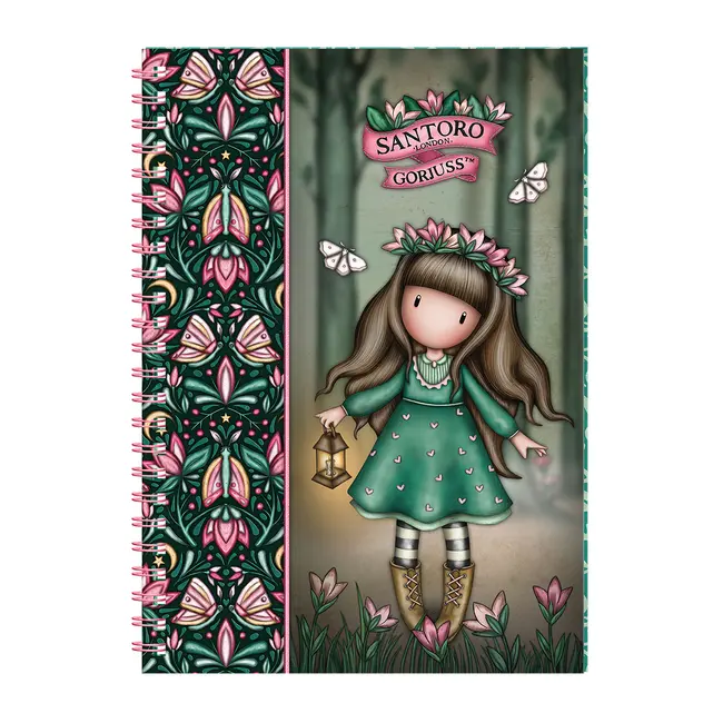 Notes cu spira A5 Gorjuss, Wildflower Dictando BPTCGR133602