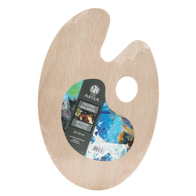 Paleta lemn pentru pictura Astra, 20x30 cm BPTCAZ325122
