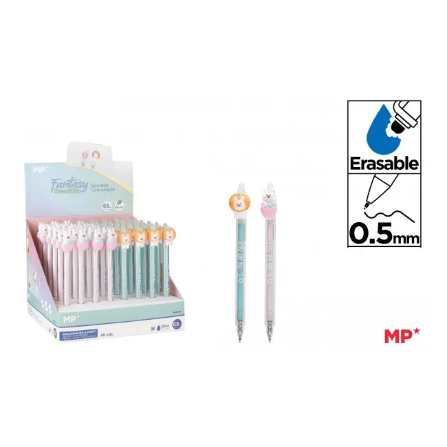 Pix cu mecanism cu rescriere, varf 0.5 mm, design ursulet BPTCMR176230