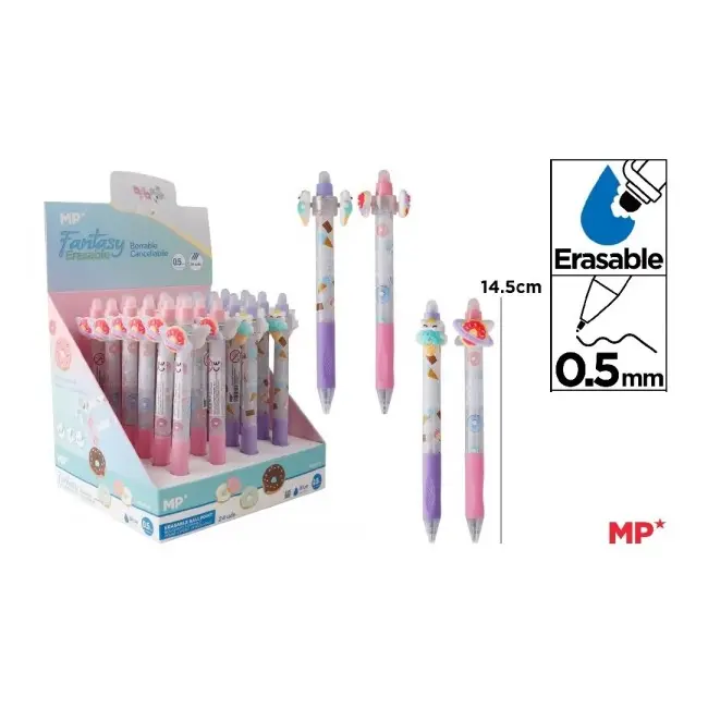 Pix cu mecanism cu rescriere, vf 0.5 mm, design fantasy BPTCMR183010