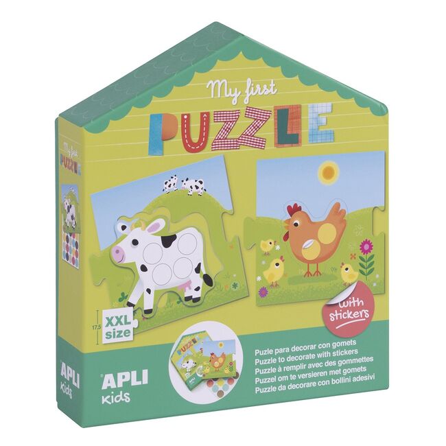 Puzzle creativ XXL, APLI, tema Animale, 5 piese BPTCAL017656