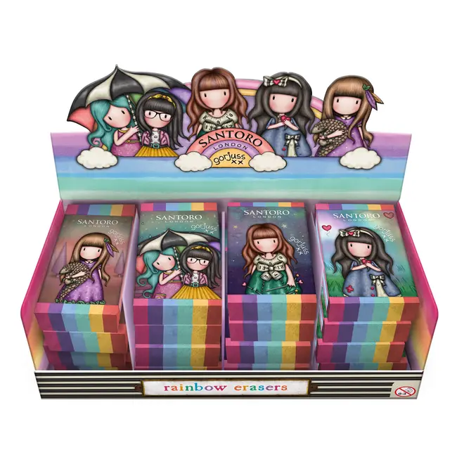 Radiere Santoro Gorjuss, display 16 bucati, diverse modele BPTCGR121601