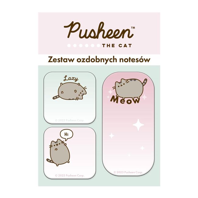 Set 3 notite adezive Majewski, Pusheen BPTCMJ651939