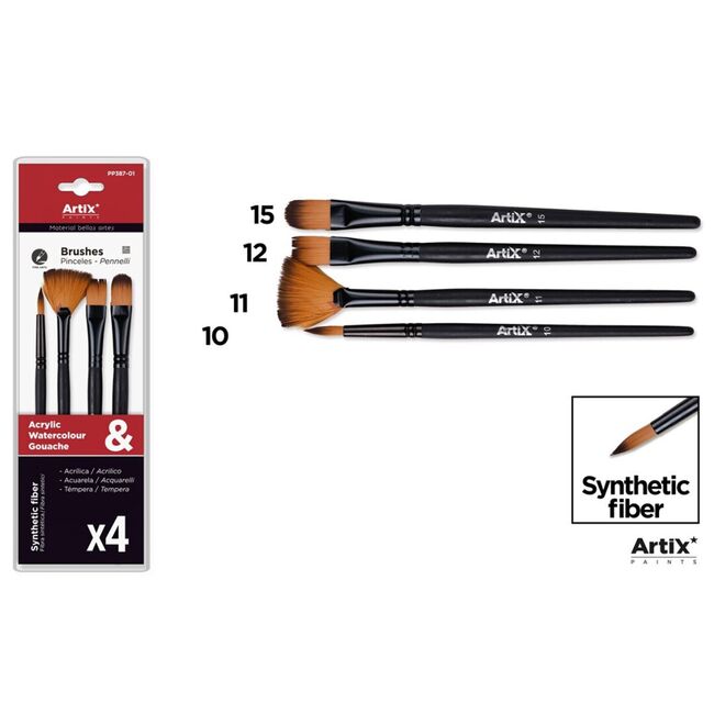 Set 4 pensule Main Paper, numarul 10, 11, 12, 15 BPTCMR133261