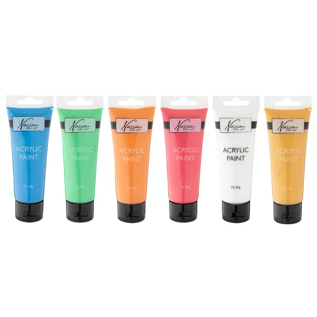 Set culori metalice acrilice Creative Craft, 6 culori, 75 ml BPTCJK000757