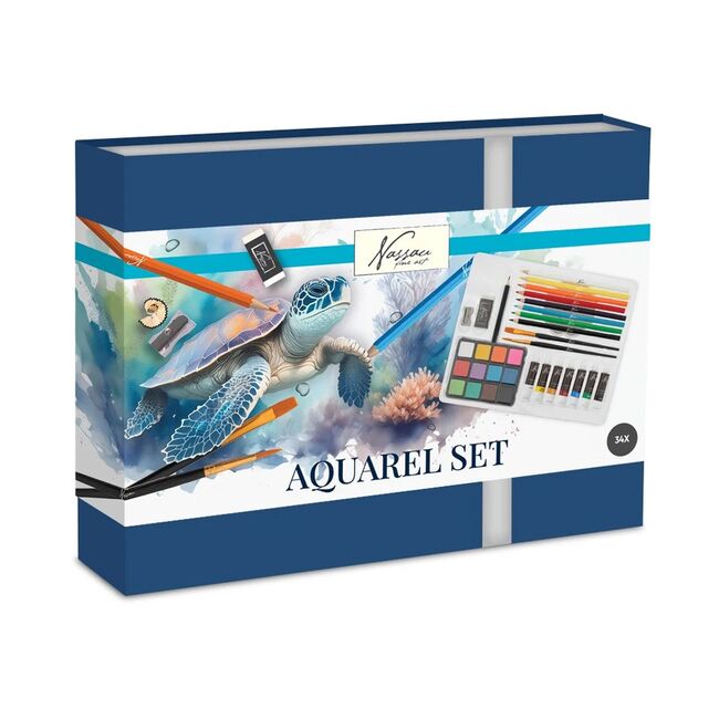 Set pictura, Creative Craft, acuarele, creioane acuarelabile, creion HB, pensule BPTCJK141251