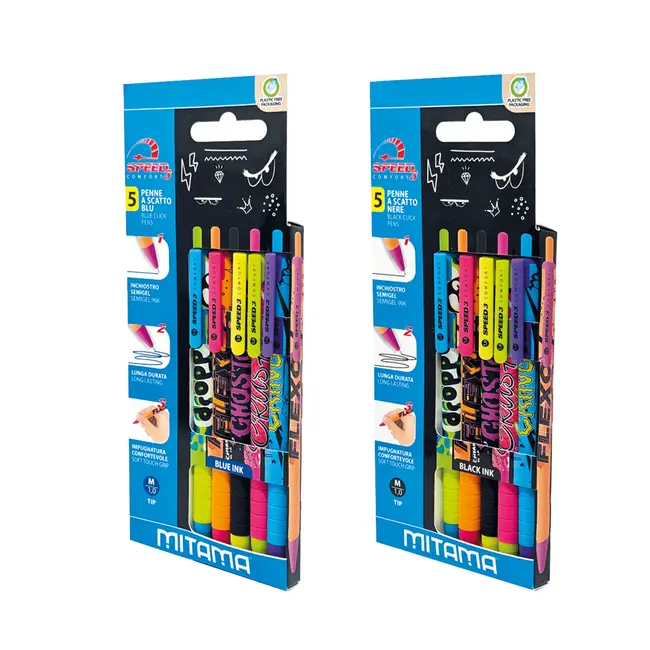 Set pixuri Mitama, 3 bucati, culori Fluo BPTCMI063934