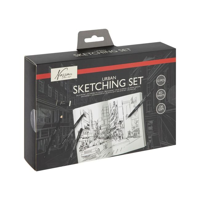 Set schitare, Creative Craft, linere, creioane, caiet schite 14x21, 60 file 130g BPTCJK115474