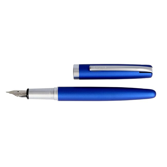 Stilou Online Eleganza, albastru satin, culoare scriere albastru BPTCON339346