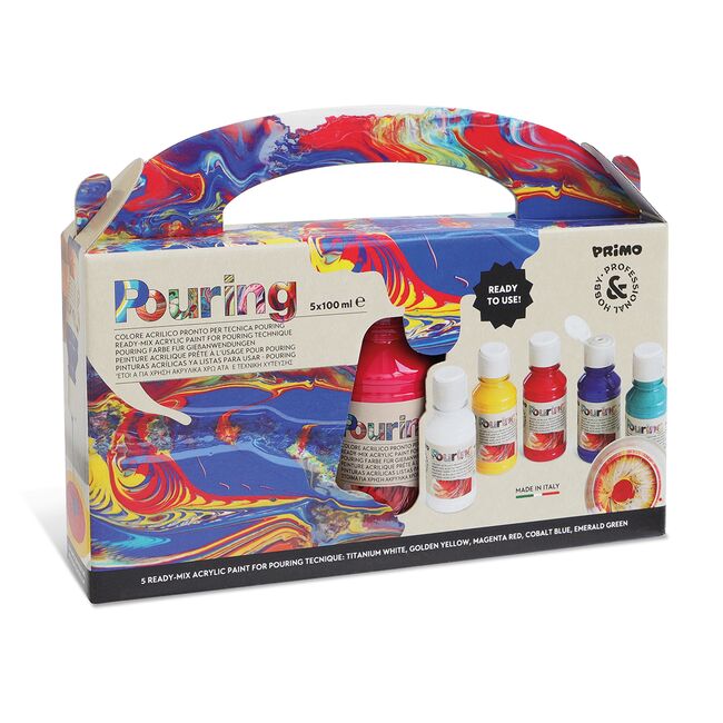 Tempera Morocolor Primo, 100 ml, 5 culori pe set, culori asortate BPTCMC004002
