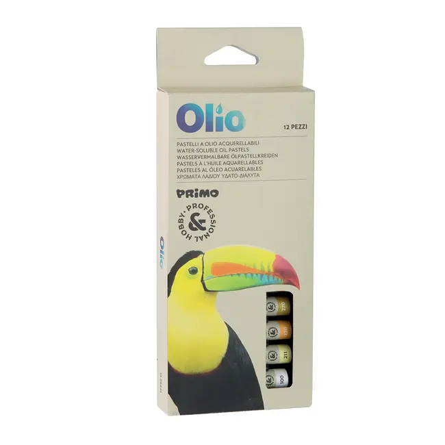 Tempera pe baza de ulei Morocolor Primo, cutie 12 culori BPTCMC000802