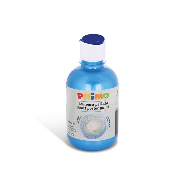 Tempera perlata Morocolor Primo, 300 ml, albastru BPTCMC234500