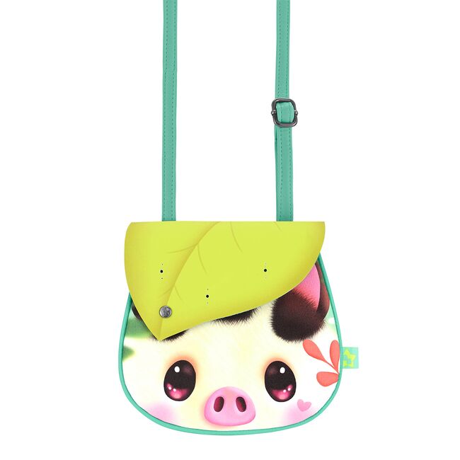 Geanta de umar Gorjuss Bangoberry Piggy Porcusorul, 19x19x2 cm, 3 pinuri BPTCGR126702