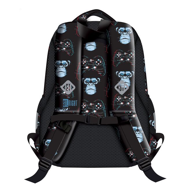 Ghiozdan BP26 ST Right Blue Gamer 3 compartimente, 39x27x17 cm BPTCMJ265881
