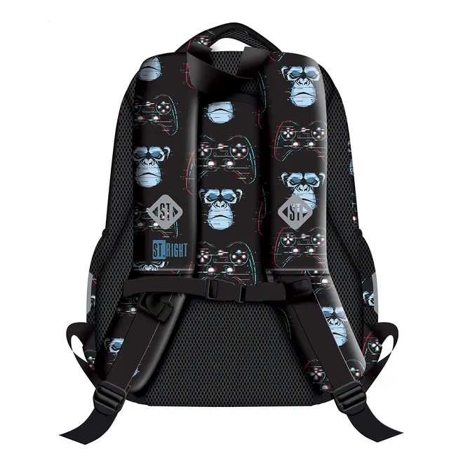 Ghiozdan BP26 ST Right Blue Gamer 3 compartimente, 39x27x17 cm BPTCMJ265881