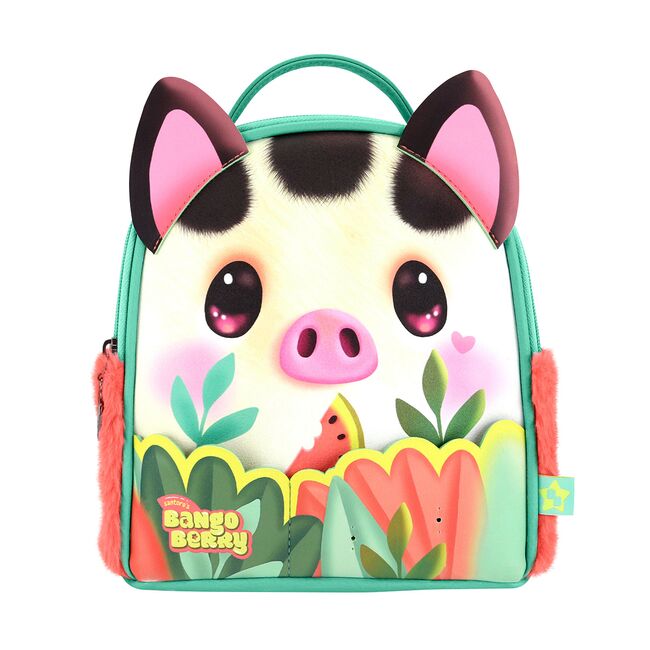 Ghiozdan Gorjuss 21x23x9 cm, cu set pinuri Piggy Porcusorul BPTCGR126602