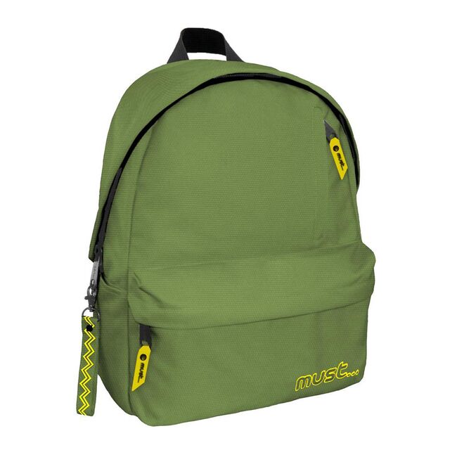 Ghiozdan Must, 4 compartimente, 32x17x42 cm, olive BPTCDI584947