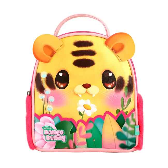 Ghiozdan Santoro Bangoberry, Tiggy Tigrisorul, 21x23x9 cm, Set Pinuri BPTCGR571280