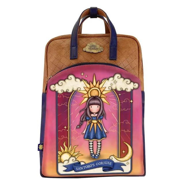 Ghiozdan mare Gorjuss, Ray of Light, 3 compartiment, 28 x 36 x 12 cm BPTCGR124202