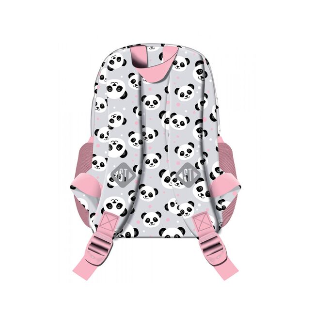 Ghiozdan mini Majewski, St Right BP26, 1 compartimente, Panda Grey BPTCMJ265712