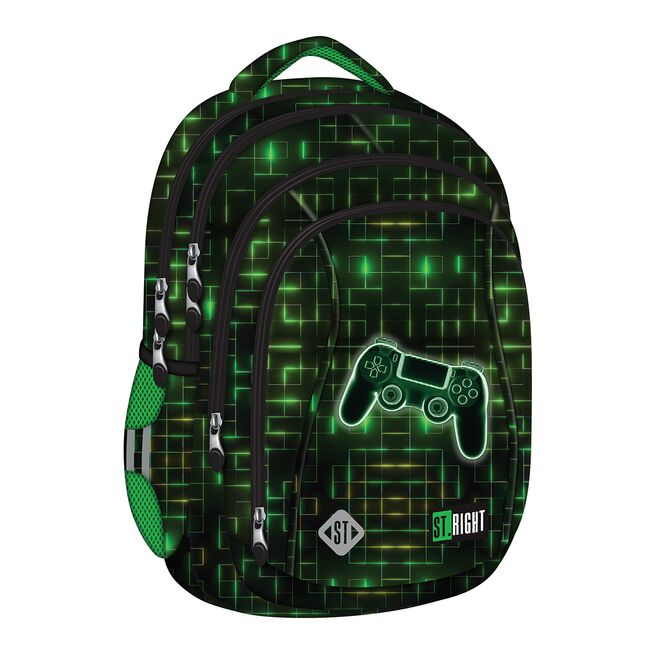 Ghiozdan scolar Majewski ST Right, BP04, Neon Pad, 4 compartimente, 43 x 32 cm BPTCMJ681707