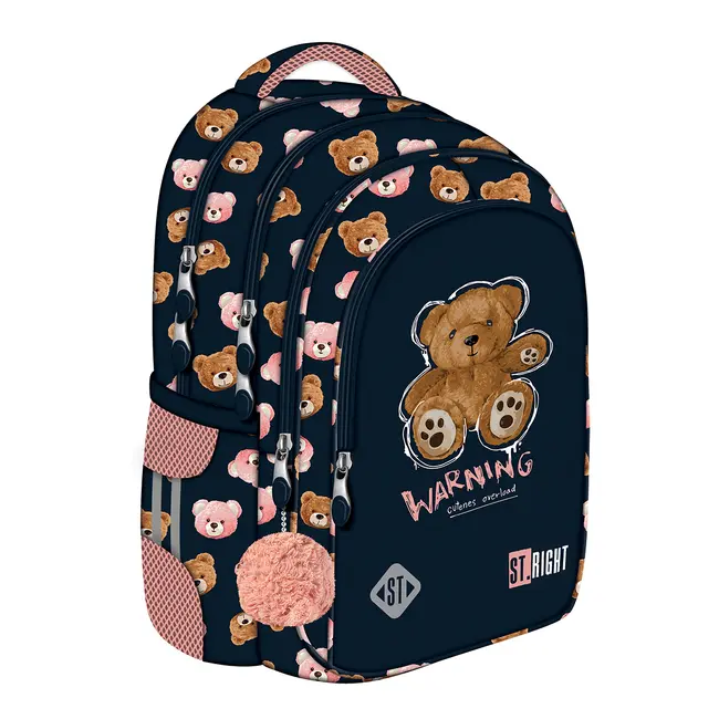 Ghiozdan scolar Majewski ST Right, BP58, Teddy Bear, 4 compartimente, 40 x 28 cm BPTCMJ685385