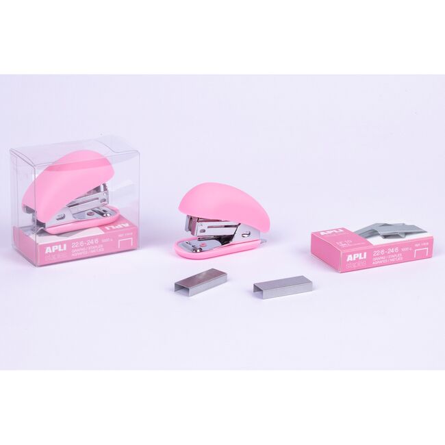 Mini capsator Apli, Nordik Collection, 24/6, 40 coli, roz BPTCAL018471B