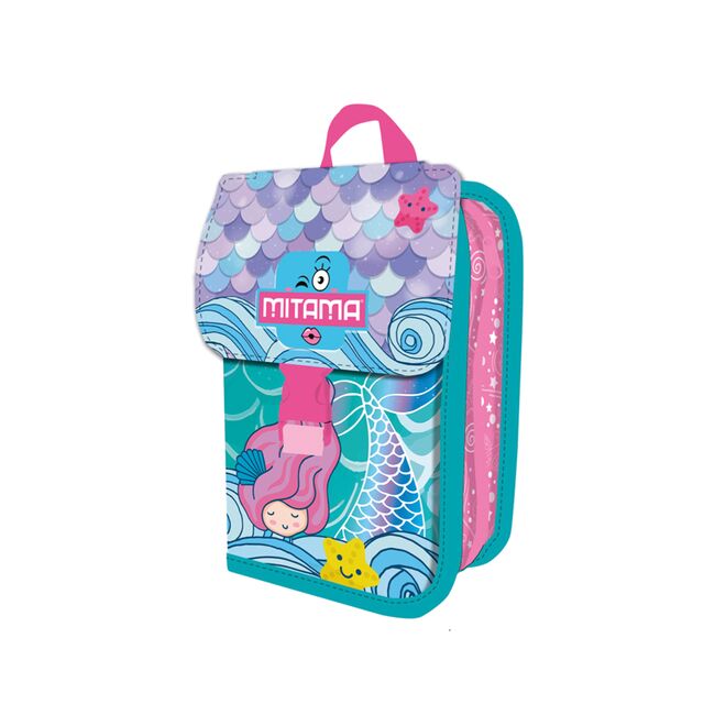 Penar Mitama, 1 compartiment, 2 clapete, design marin, 14 x 8.5 x 23.5 cm BPTCMI064854