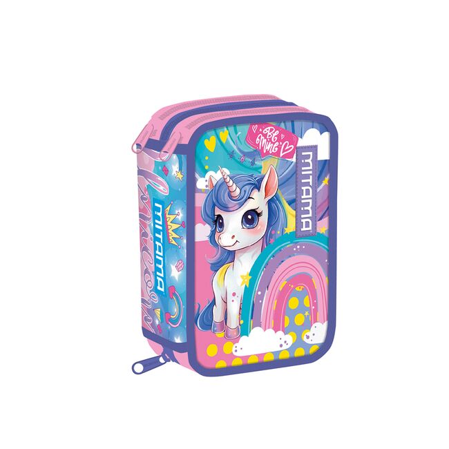 Penar Mitama, 3 compartimente, design unicorn, 14.5 x 7.4 x 20 cm BPTCMI064866