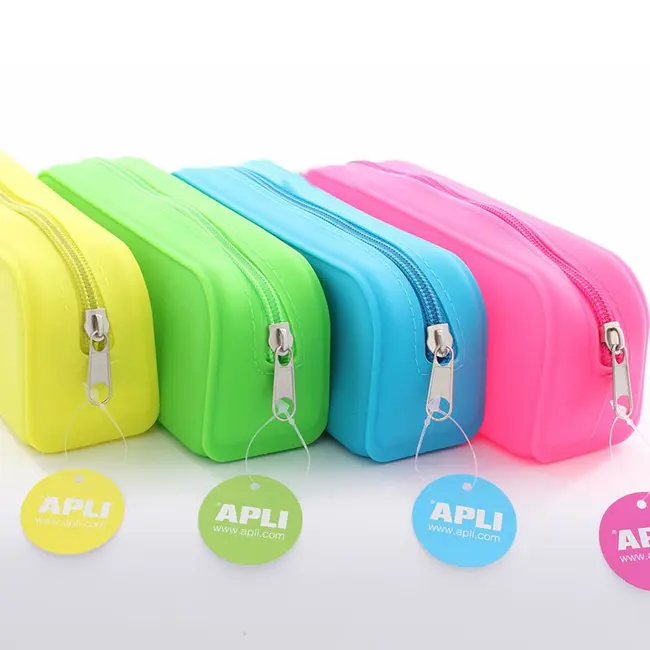 Penar din silicon Apli Soft Fluor, 185 x 75 x 55 mm, 1 compartiment, diverse culori BPTCAL016301