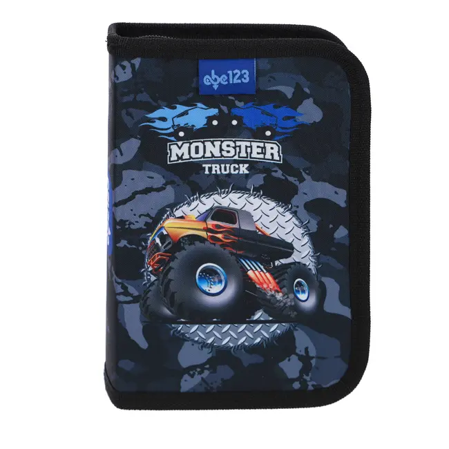 Penar echipat Abc, 1 compartiment, 2 clape, verde/albastru BPTCTV446106