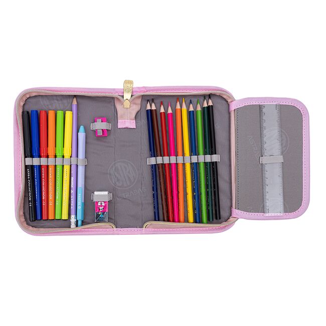 Penar echipat pufos Astra AC6, 1 compartiment, unicorni BPTCAZ024084