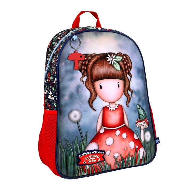 Rucsac Gorjuss, Little Mushroom, 1 compartiment, 34x43x16 cm BPTCGR132803