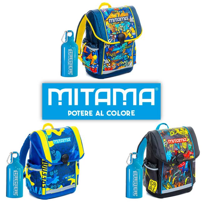 Rucsac Mitama, structura rigida, design baieti, 26 x 18 x 38 cm BPTCMI063798