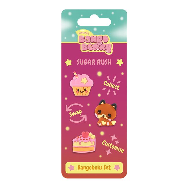 Set 3 pinuri Bangoberry briosa Foxington BPTCGR131603