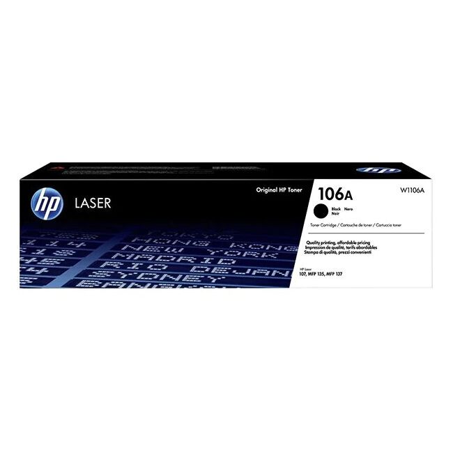 Toner original HP W1106A pentru Laserjet 107W, negru, 1000 pagini BPTCHP829200